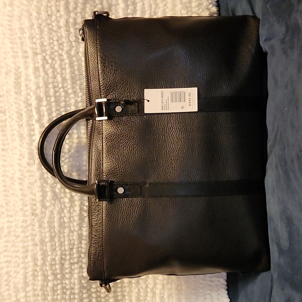 Authentic Brahmin Unisex Briefcase NWT Dust Bag and Authentication card!